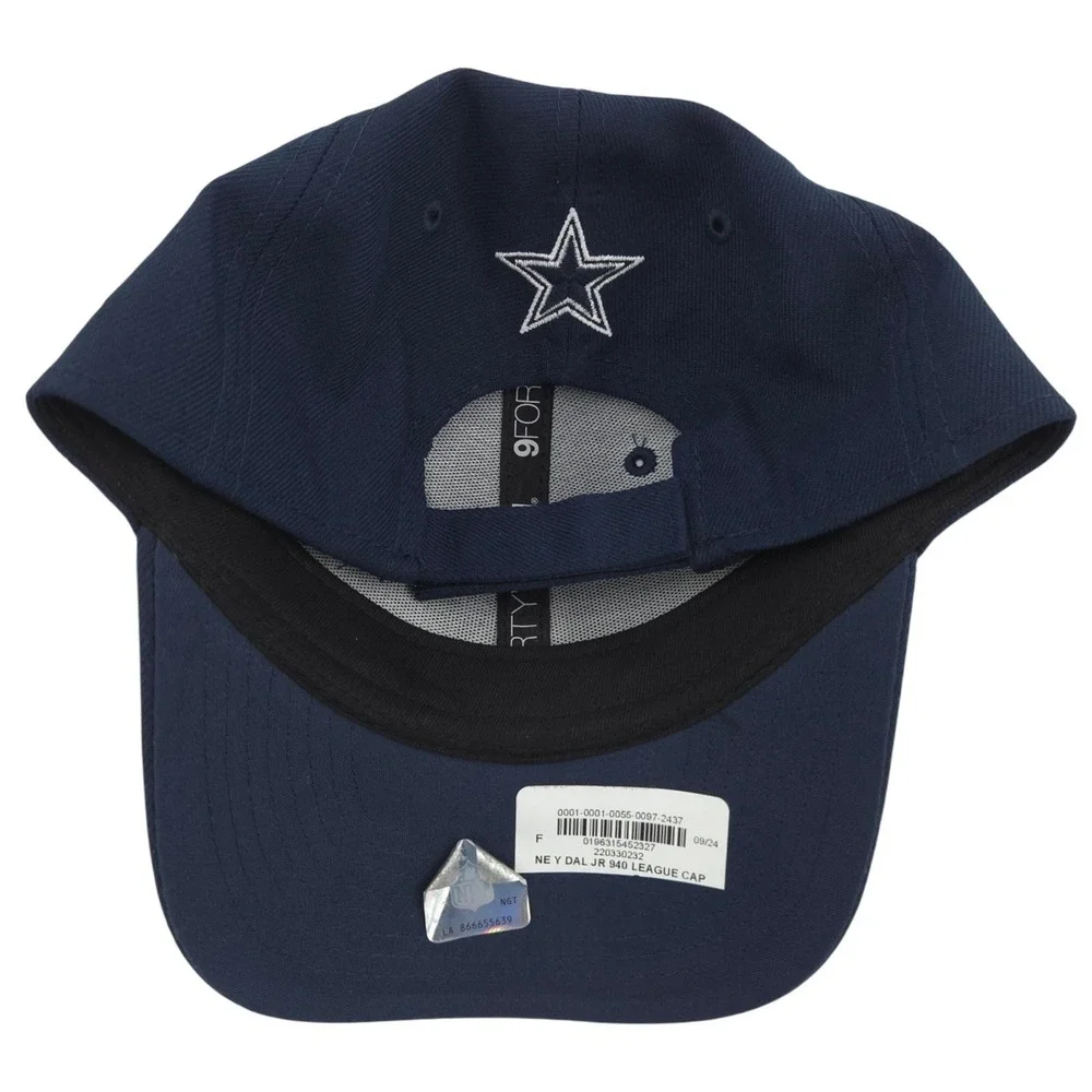 New Era Dallas Cowboys Hat YOUTH Navy Blue Star 9FORTY Adjustable NFL Cap NEW